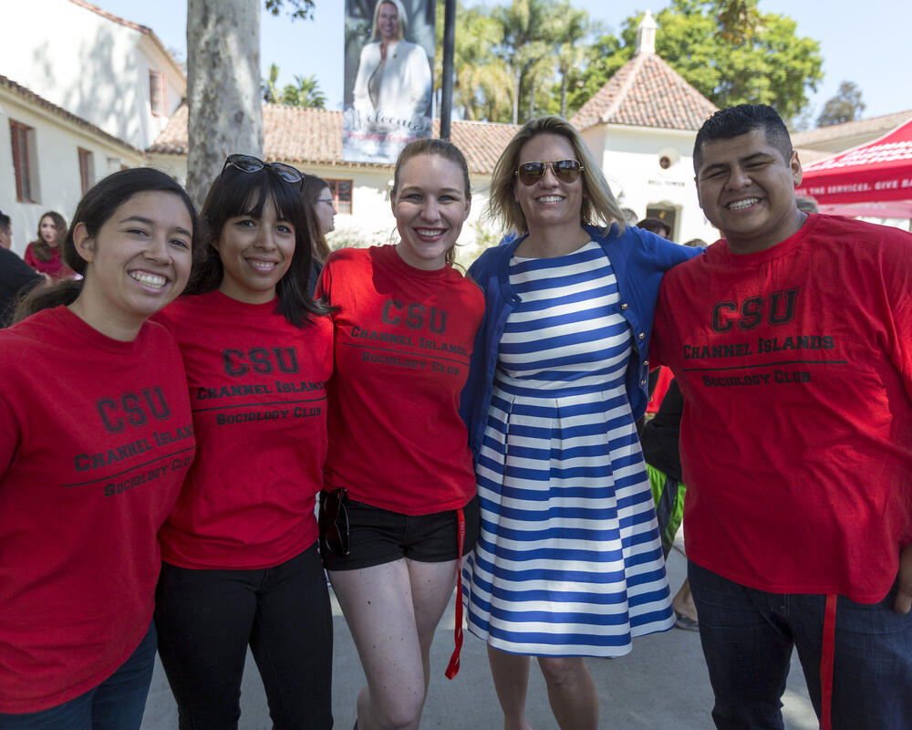 Students at CSU Channel Islands