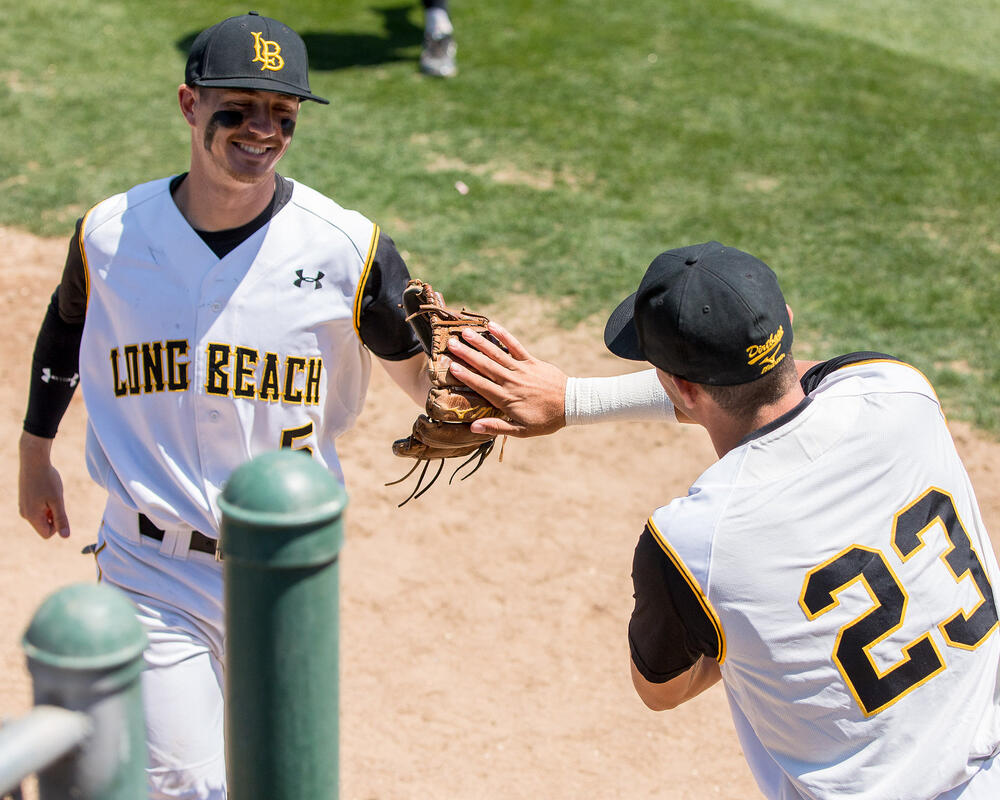 Long Beach State baseball players