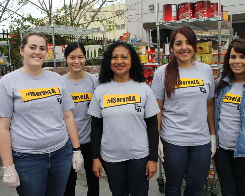 Students at CSU Los Angeles