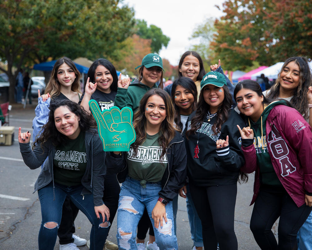 Students at Sacramento State University